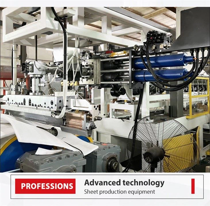 PLA Biodegradable Sheet Extruder PET PP PS Plastic Extruder Machine